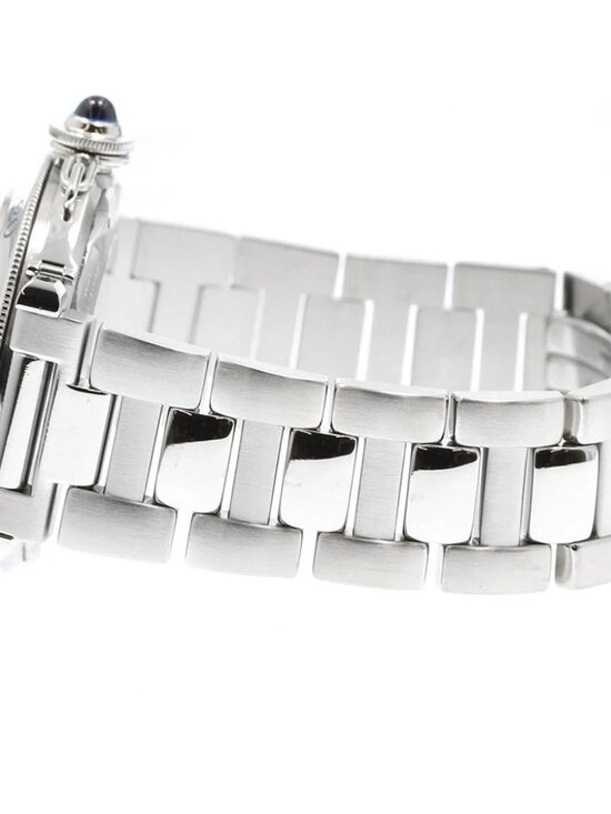 CARTIER Pasha 38mm W31031H3 Date Silver Dial Automatic Men\'s Watch_954229
